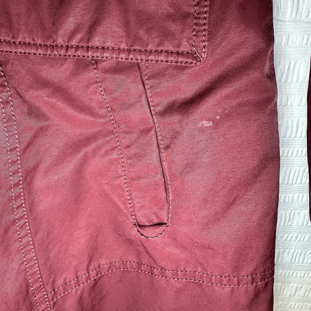 1 Madison Expedition Faux Fur Hooded Parka Coat Burgundy Women's Size L - Picture 7 of 15